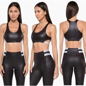NWOT KORAL Beta Obscure Sports Bra - Black